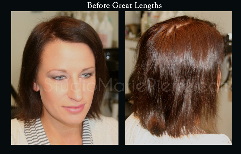 hair extensions before and after. Great Lengths Hair Extensions